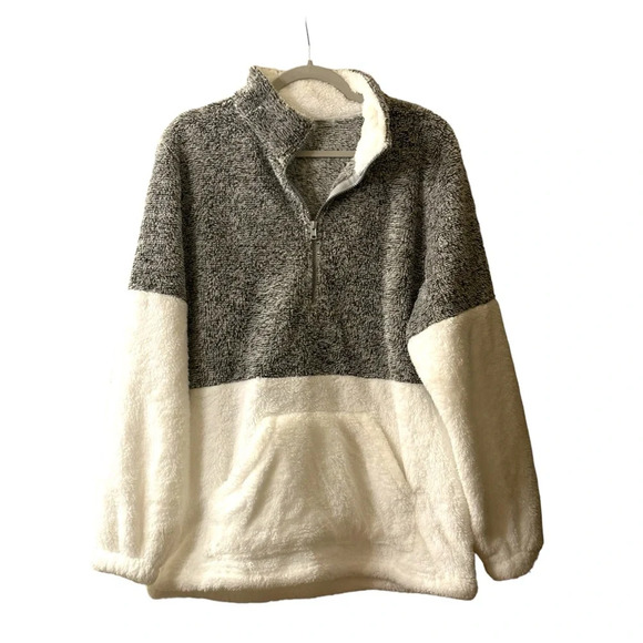 Fuzzy Half Zio Sweater - Picture 4 of 5